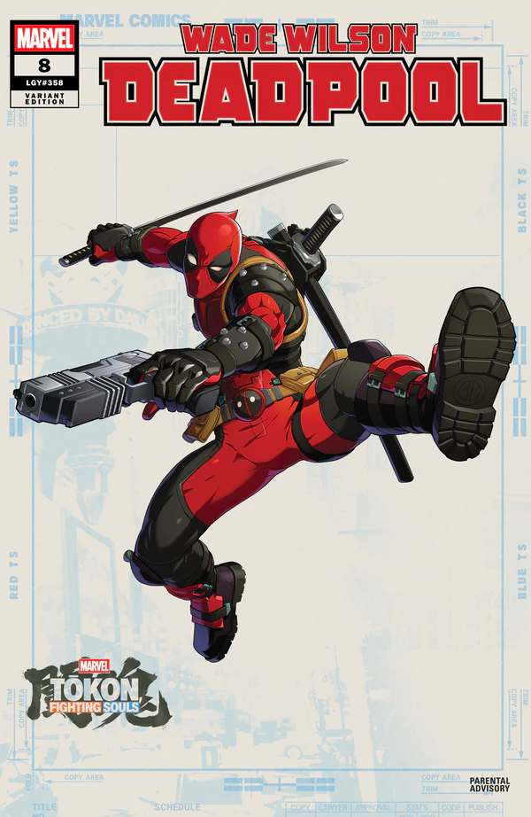 Wade Wilson: Deadpool: Marvel Tokon: Fighting Souls Variant #8 - Cover 6
